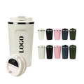 Customized Eco Friendly 380ml/510ml Vacuum Insulated Metal Travel Coffee Mugs Thermal Flasks with Led Temperature Display Lids