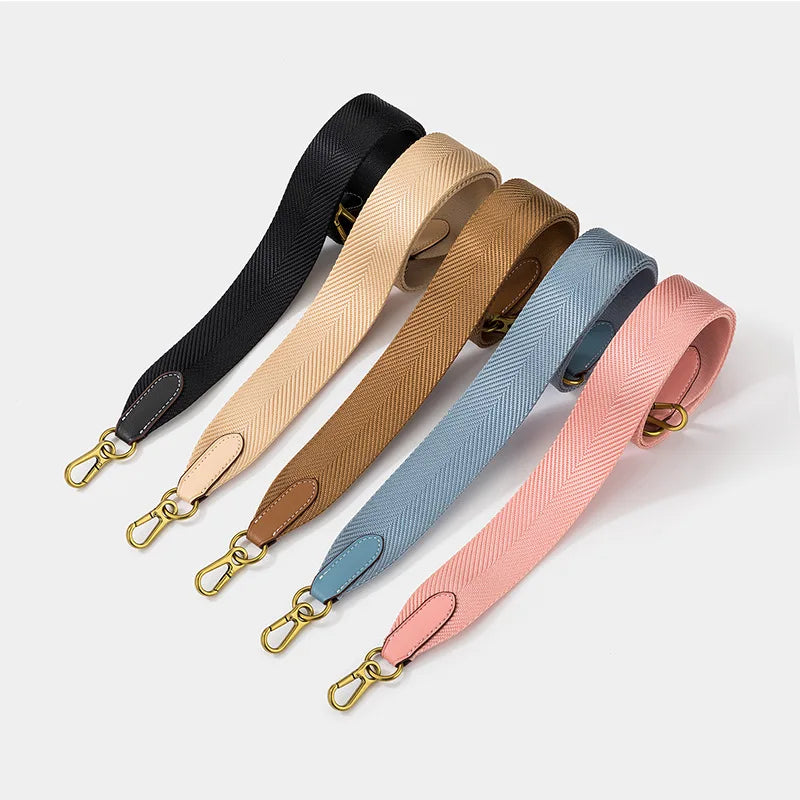 Bag Accessories 3.8cm Custom Women Luxury Handbags Water Bottle Shoulder Nylon Webbing Woven Carry Belt Bag Strap