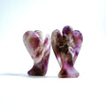 Huiying Home Animal Decoration Life 2 Inch Size Amethyst Stone Angel Statue for Sale Crafts