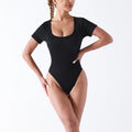 Women's Factory Seamless Sculpt Thong Bodysuit Sleeveless Square Neck Shapewear Tank Tops Jumpsuit Elastic Waist Spandex/Nylon