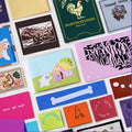 Garment Labels High Density Factory Price Polyester Eco-Friendly Clothes Collar Woven Tag Folded Main Label for Clothing