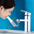 720 Degree Rotating Colorful LED Light Faucet with Temperature Control and Splash Guard Disposable Feature