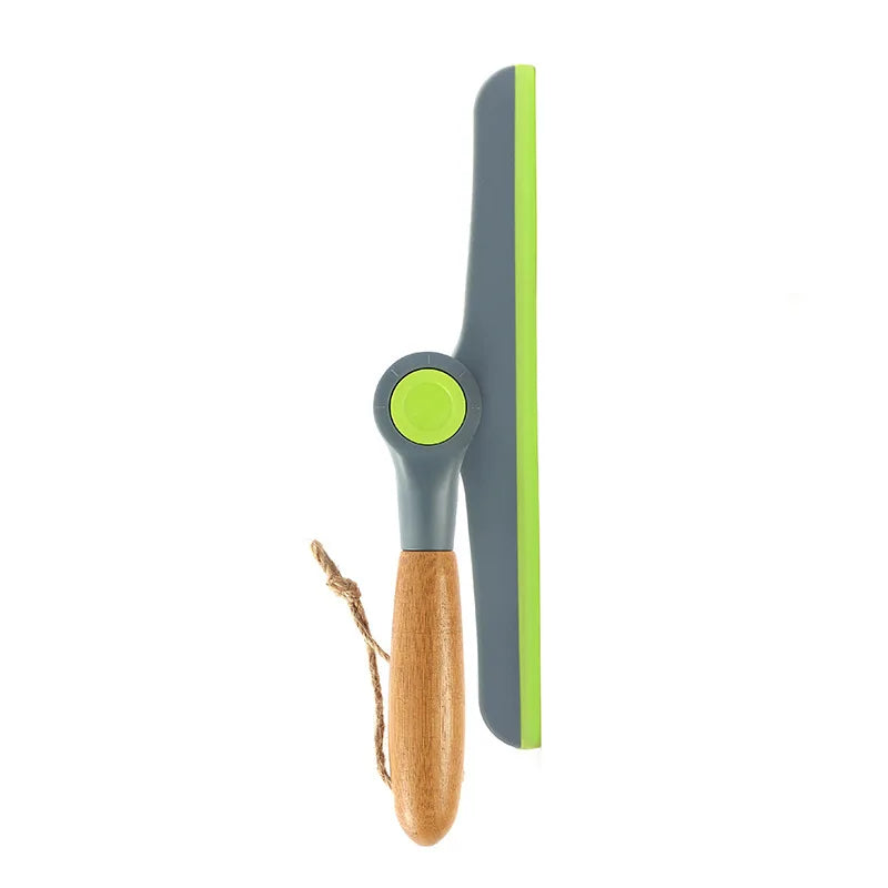 Rubber Squeegee Broom for Floor Handle Window Squeegee Silicone Pet Hair RemoverMagic Squeegee Broom for Indoor Cleaning