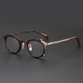 Japanese Designer's Pure Titanium Glasses Frame  New Unisex Oval Frame Can Be Matched with Myopia Glasses Frame