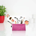 12 Colors Zipper Waterproof Bag Pencil Pouch for Cosmetic Makeup Bills Office Supplies Travel Accessories and Household Supplies