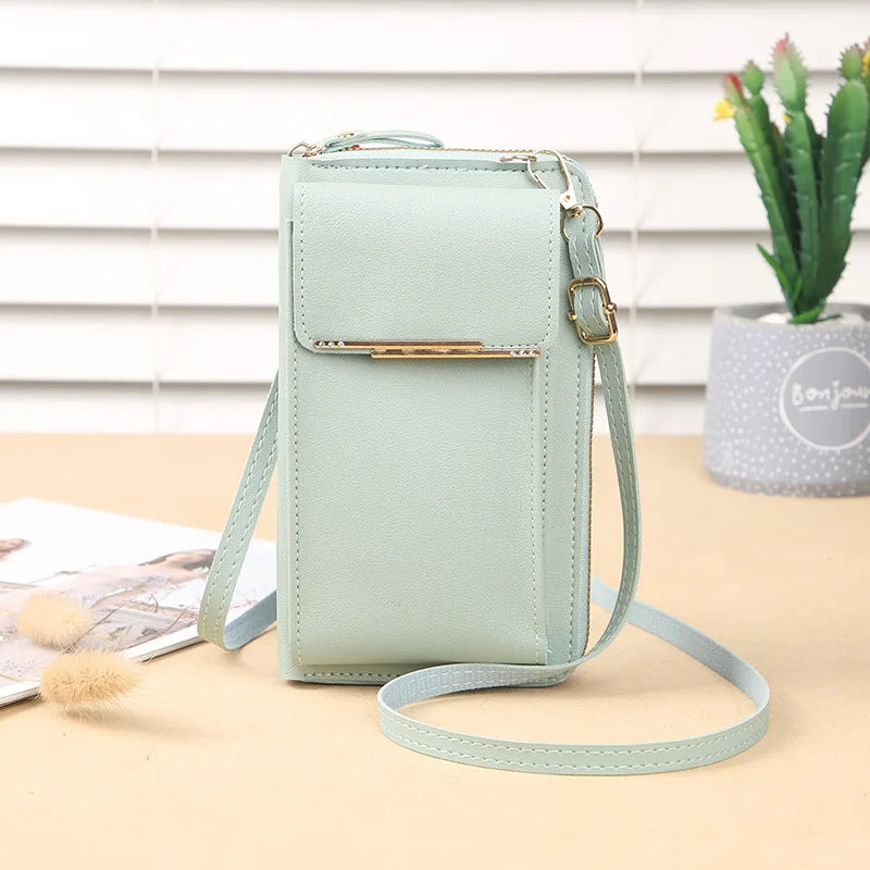 Carteras Mujer Luxury Travel Sublimation Lanyard Magnet Leather Cell Mobile Phone Wallet Phone Bags