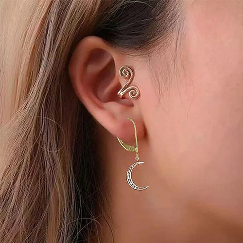 Beadsnice 14k Gold Jewelry Leverback Earring Perpendicular Ring Light Earring Plain  Accessories Findings