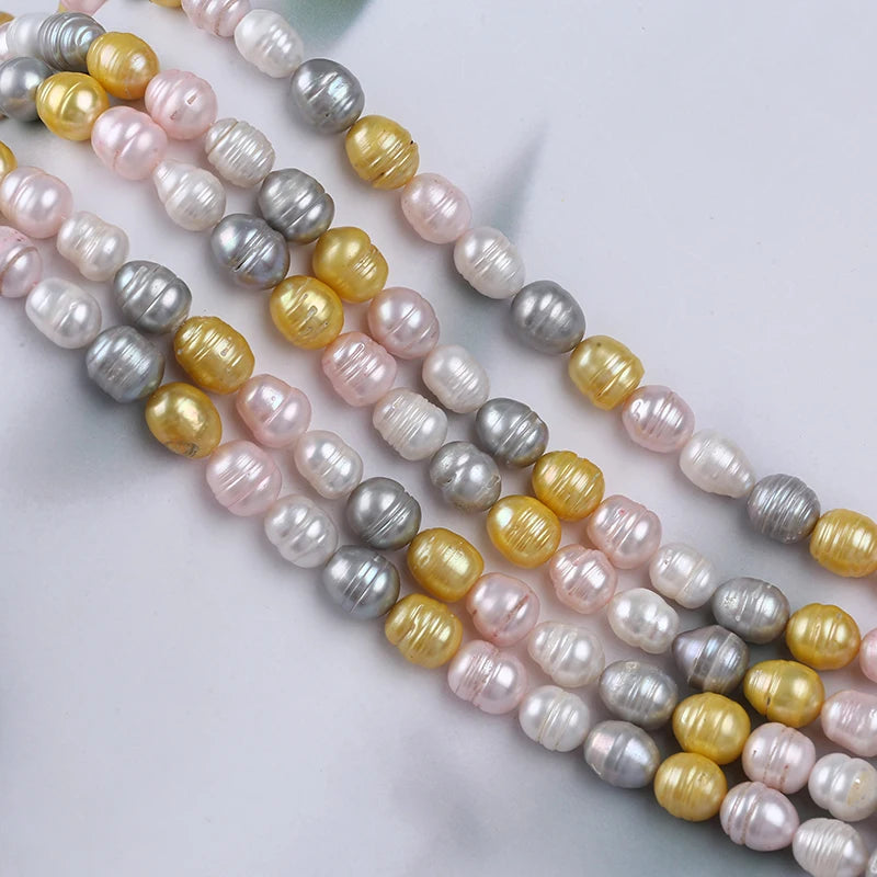 Zhuji Wholesale 10-11mm Natural Multi-Color Freshwater Pearl Beads Loose Pearls for Sale