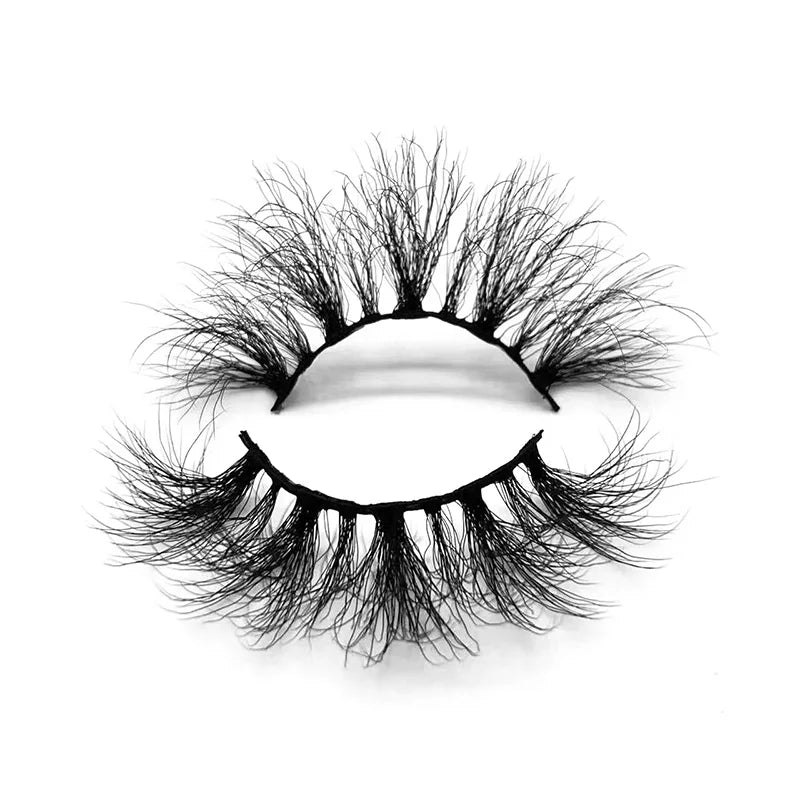 Handmade Natural 3D Faux Mink Lashes Private Label ashes Wholesale Soft Wispy Faux Mink Lashes