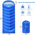 Woqi High Quality Polyester Taffeta Envelope Waterproof Sleeping Bag for Camping