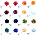 Flower Lapel Pin Wholesale Men Groom Wedding Jewelry Accessories Brooch Pins for Mens Suit Boutonniere Flower Brooches Charm