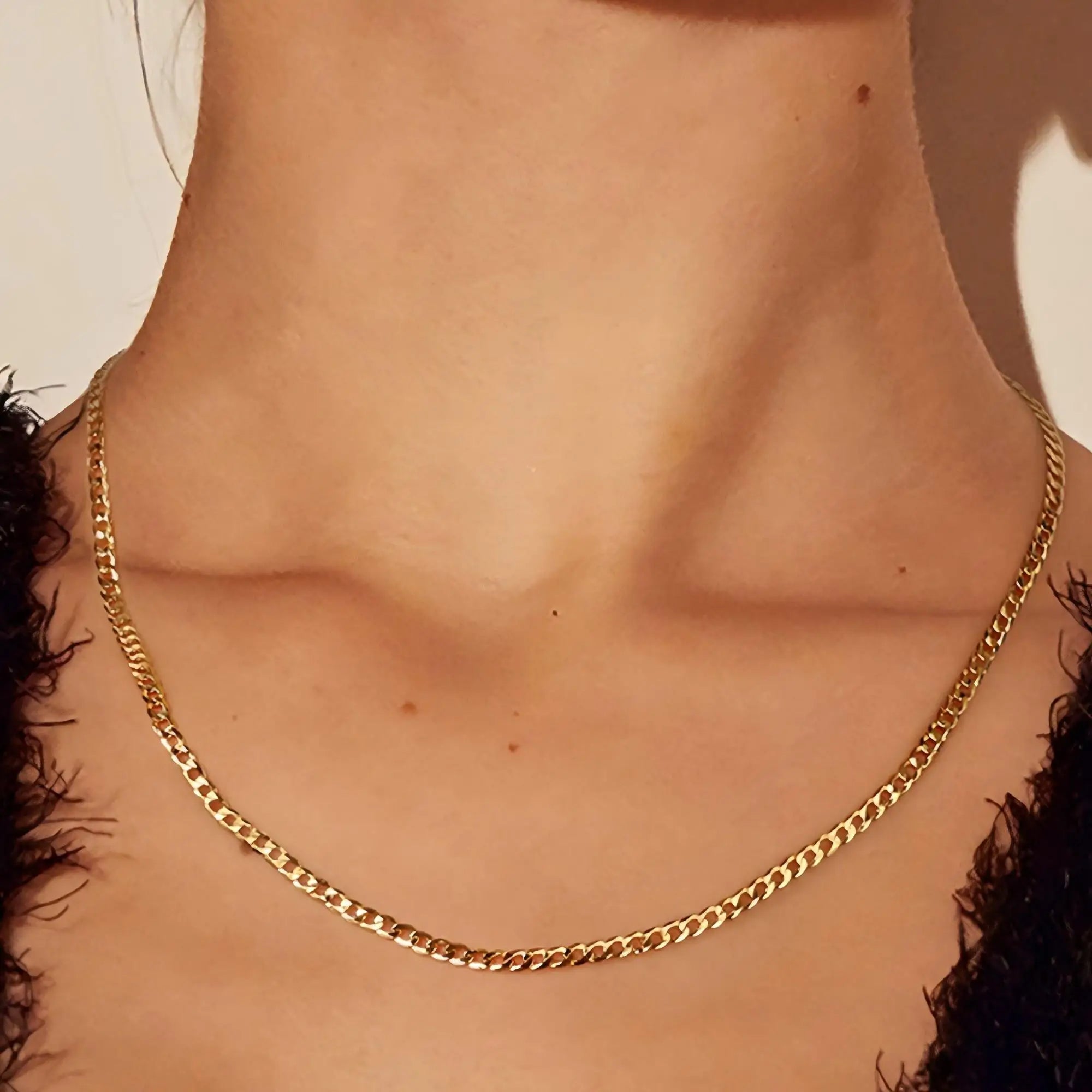 925 Sterling Silver 18K Pure Solid Gold Plated Italian Cut Personalized Cuban Link Curb Chain Fine Hiphop Wedding Gift Unisex