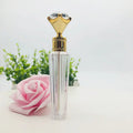 5ml Custom logo Gold Diamond clear Lipgloss Bottle Crown Scepter Lip Gloss Tube Lip Gloss Containers Tube