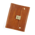 AIGUONIU A5 Genuine Leather Spiral Retro Loose Leaf Password Notebook Office Business European Style Multifunctional Diary