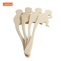 Promotional Disposable Custom Logo Wooden Bamboo Stir Sticks Espresso Milk Cocktail Tea Coffee Stirrer Coffee Sticks