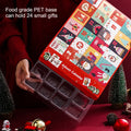 Blank Advent Calendars 24pcs Christmas Blind Box DIY Mystery Paper Surprise Gift Boxes for Kids Child With Tray