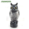 Decorative Outdoor Resin Garden Ornaments Owl  Animal Figurines Lifelike Bird Ornaments Owl Resin  for Bird Scare Plastic Owl