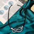 TongLing European Vintage Short Necklace Irregular Geometric Necklace for Daily Life