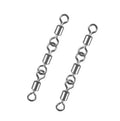 Three-Joint Rolling Swivel Brass Fishing Hook Connector Premium Product Category for Snaps & Swivels