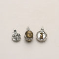 Ethnic Style White Copper Zakiram Series Clip Pendant Counter Pendant Fasteners Bracelet Necklace Accessories