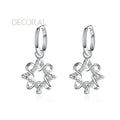 New Design Geometric Fashion Earrings Jewellery 0.28ct Moissanite 925 Sterling Silver Moissanite Earrings