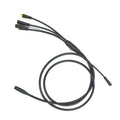 Electric Bike Power Cable 2pin 3pin 5pin 9pin M8 IP65  Waterproof Connector 4 in 2 Cable LED Light