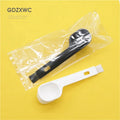Measuring Spoon for Whey Protein 8-Gram Scoop Pod Coffee 2-in-1 Gadget 2-Colors Options Ended Powder Cleaning Brush