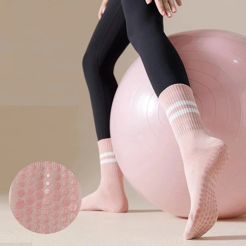 Custom Wholesale Dance Socks Sport Ballet Custom logo Grip Gym Socks Yoga Non slip Socks