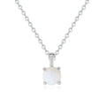 VIANRLA 925 Sterling Silver Necklace Opal Stone Pendant Chain 18k Gold Plated Necklace for Women Jewelry Wholesale