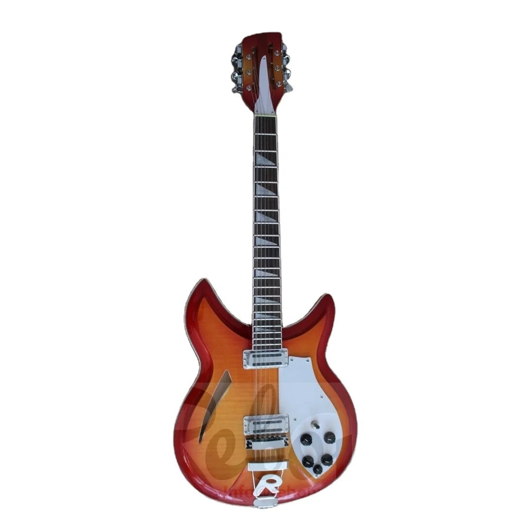 Weifang Rebon 12 String Ricken 360 Arched Body Electric Guitar