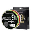 FishKing 300M 9X Strands Multi-Color Braided Fishing Line Multifilament PE Line for River Fishing