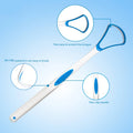 Bulk Soft Plastic Tongue Scraper for Adults and Kids Tongue Cleaning