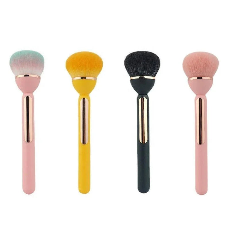Lotus Powder Blusher Fiber Hair Custom Private Label Personalized Handmade Makeup Brushes Trade Assurance Opp Bag or Case or Box