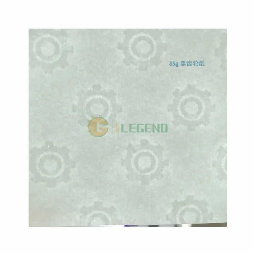 Custom Cheap Security Anti-copy Paper with Watermarked With Black Gear Watermark 85g