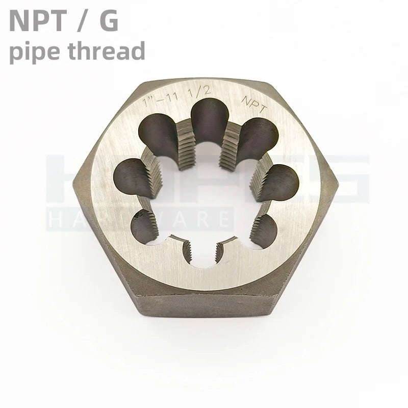 Custom Hex NPT G Pipe Screw Rolling Die 1/16 1/8 1/4 3/8 1/2 5/8 3/4 1" 1-1/4" 1-1/2" Inch Tube Thread Forming Tools Alloy Steel
