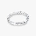 Fashion Broken Silver Design Finger Rings for Women Fine Jewelry 925 Sterling Silver Minimalism Adjustable Handmade Rings