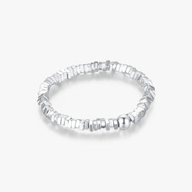 Fashion Broken Silver Design Finger Rings for Women Fine Jewelry 925 Sterling Silver Minimalism Adjustable Handmade Rings