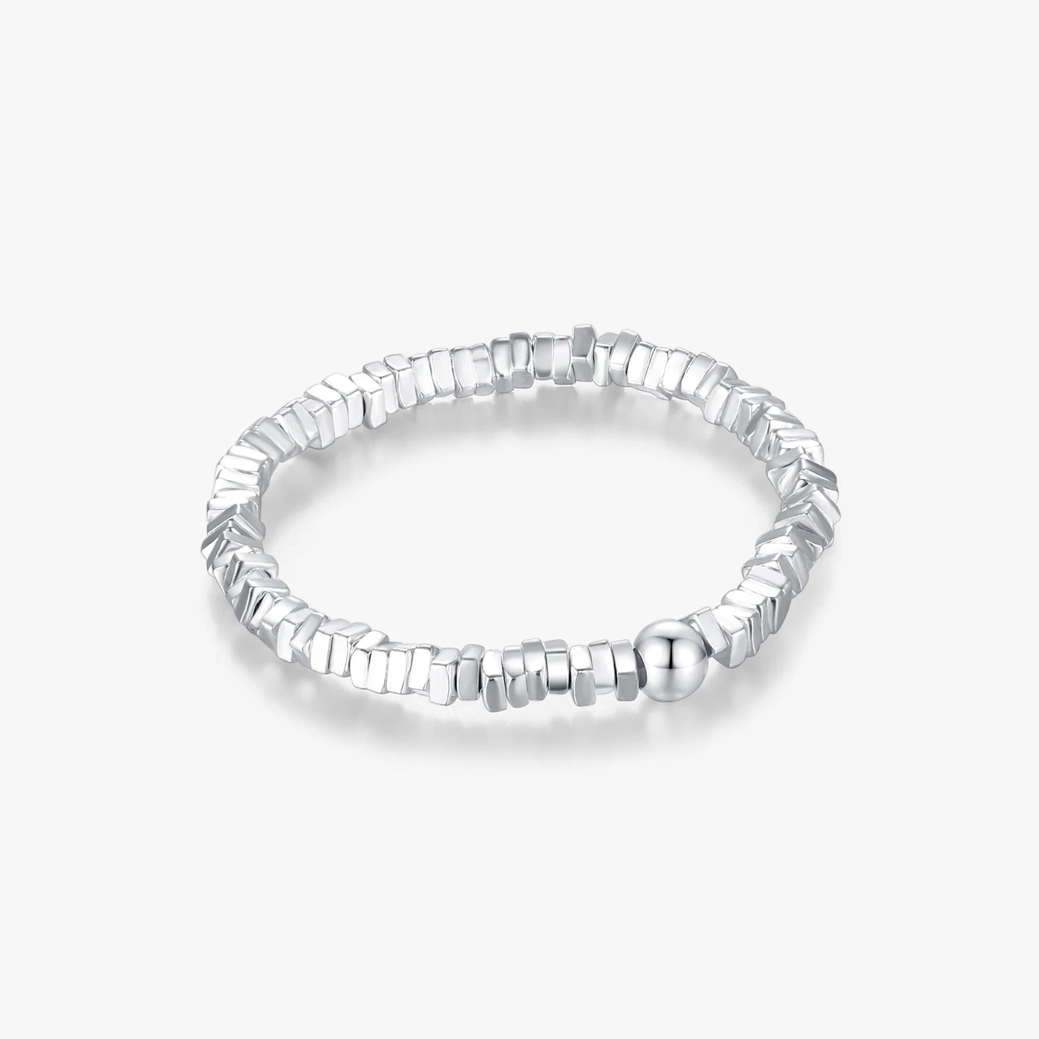 Fashion Broken Silver Design Finger Rings for Women Fine Jewelry 925 Sterling Silver Minimalism Adjustable Handmade Rings