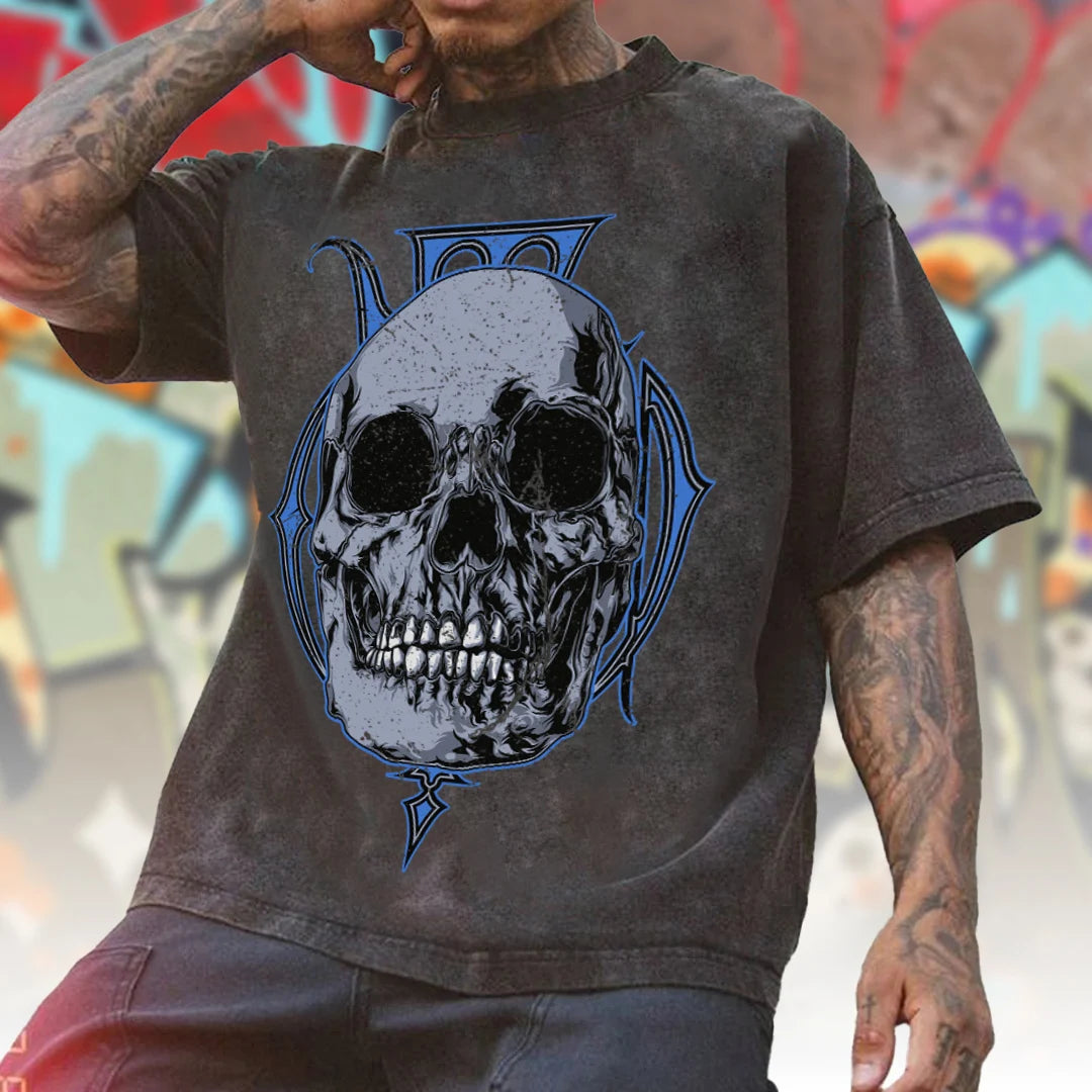 Wholesale Acid Wash T Shirts Oversized Tshirt Wholesale Men Vintage Heavy Cotton T-shirt Custom Screen Printing t Shirt