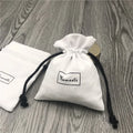 100% Cotton Canvas Drawstring Bags Jewelry Pouch Cotton Canvas Gift Packaging Bag