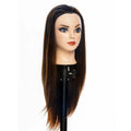Cheap PVC Hairstyle Design Teaching Mannequin Female Head With Hair for Training Hairdressers Training Head