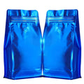 Custom Printed Tea & Coffee Flat Bottom Bags 250g 350g 500g 1000g Snake Ziplock Stand up Pouch Valve Made Foil Mylar Aluminium