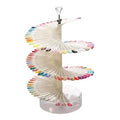 Nail Tips Display Stand DIY Nail Art Showing Shelf Gel Nail Color Card Fan-shaped Nail Art Polish Practice Display Tips
