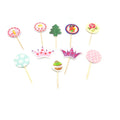 Wholesale Disposable Eco-Friendly Paper Christmas Cake Decoration Cupcake Toppers Cake Pickers