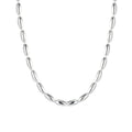 Fashion 925 Sterling Silver Olive Bead Necklace Simple Chain Men Necklace Fine Jewelry Necklaces for Women Wholesale