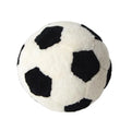 MWFur Fashion Lamb Fur Toy Football for Children Football Lamb Fur Ball Keychain Fur Ball Charm