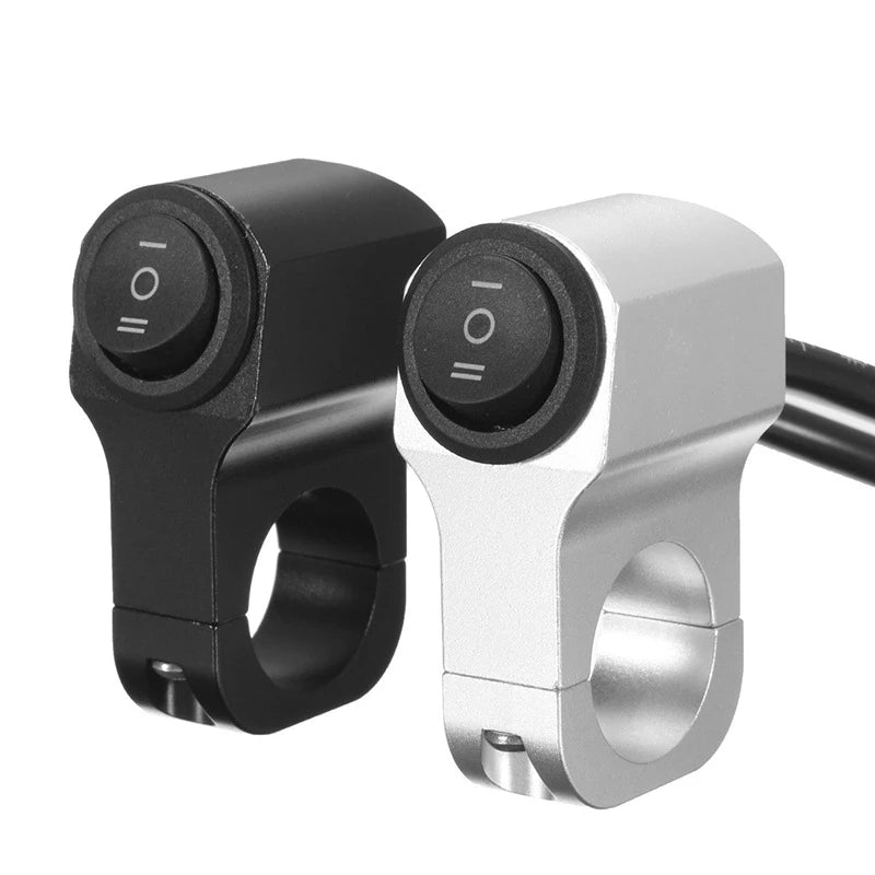 Waterproof Handlebar Headlight Switch Aluminum Alloy Motorcycle Switches E Bike Parts