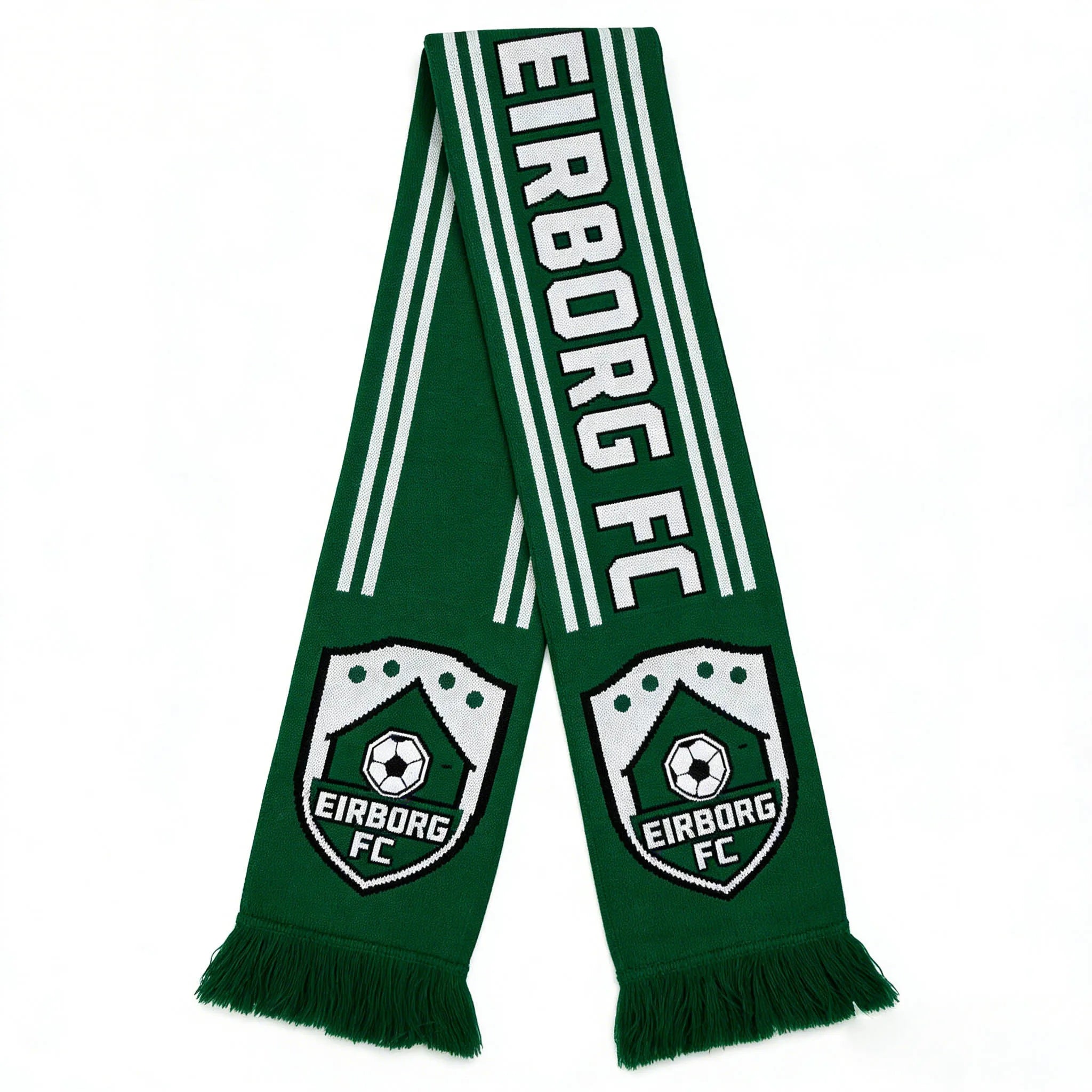 Embroidered Knitted Football Scarf Bufanda De Lujo Sports Team Flag Bufandas Futbol Custom logo Soccer Fans Scarf