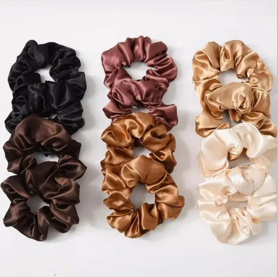19MM 100% Silk Fashionable Adult Hats Scrunchies Hair Headband Ties