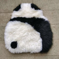 Lovely Soft Plush Animal Print Cushion Real Australian Sheep Skin Fur Pad Mat Natural Sheepskin Fur Decor Home Carpet Exercise